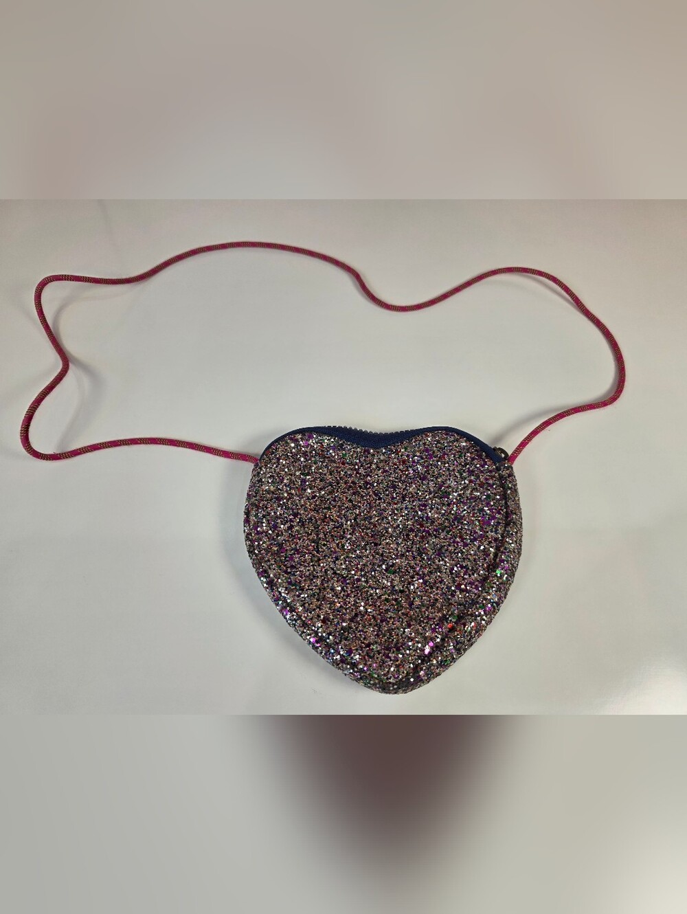 Crewcuts Glitter Heart Crossbody Purse Girls Sparkly Mini Bag